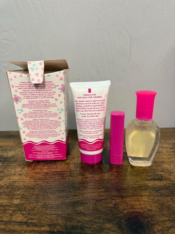 Vintage RARE 1998 Avon Barbie Beauty Fragrance Gift Set by Mattel