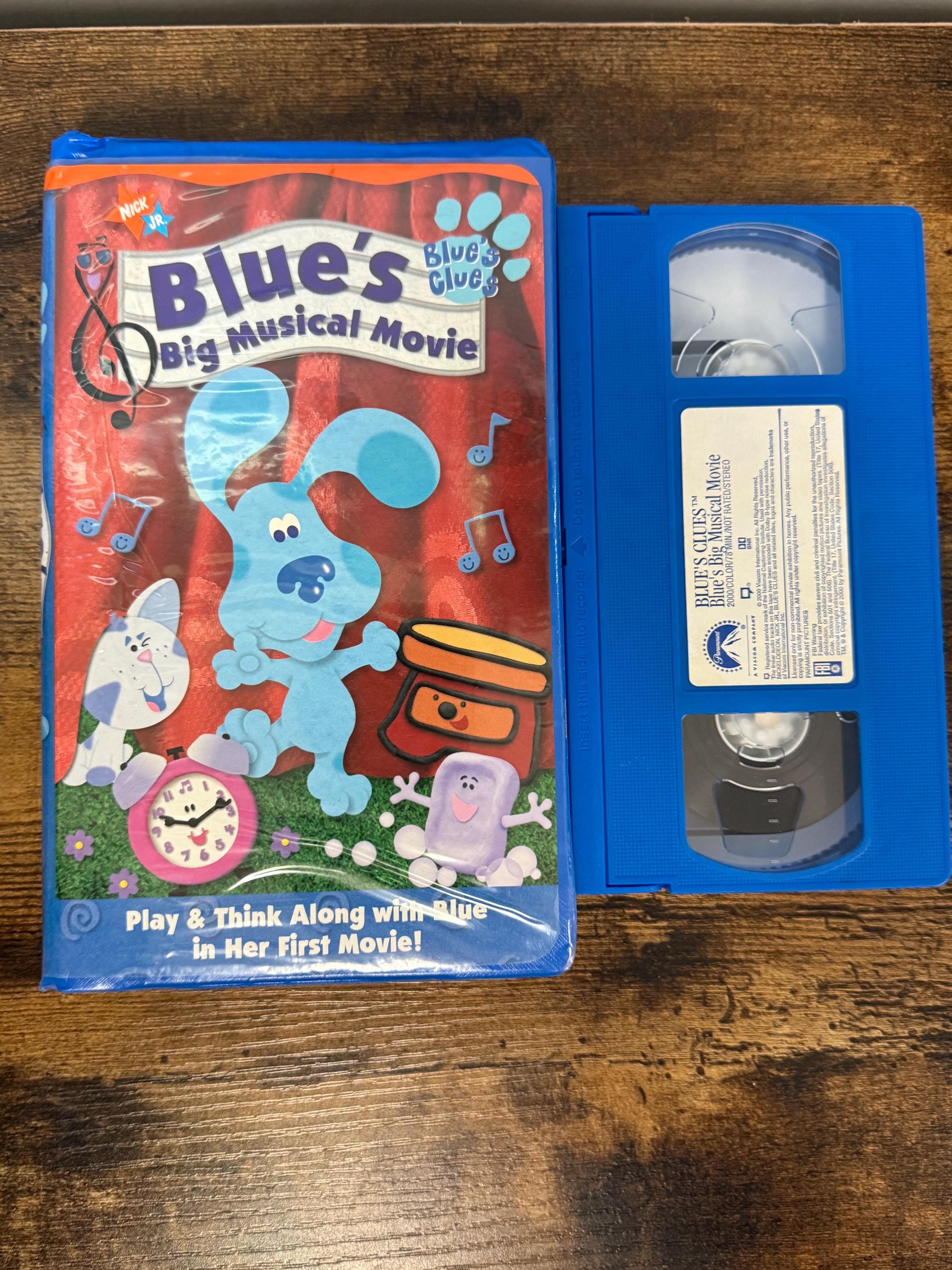 Nick JR. 2000 VHS Blues Big Musical Movie with Steve