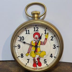 Mcdonalds Clock - Etsy