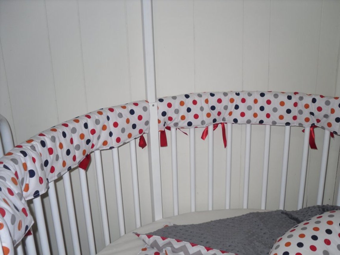 Custom Round Crib Rail Covers Set of 4Custom Made with Etsy