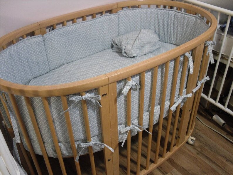 Crib Bumper Custom Made to fit Stokke Sleepi Made with Etsy