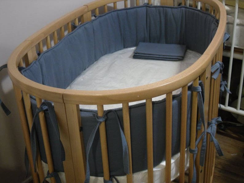 Crib Bumper Custom Made to fit Stokke Sleepi Made with Etsy