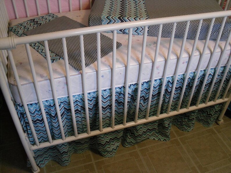 Custom Standard Crib Gathered Bedskirt... Made With Etsy