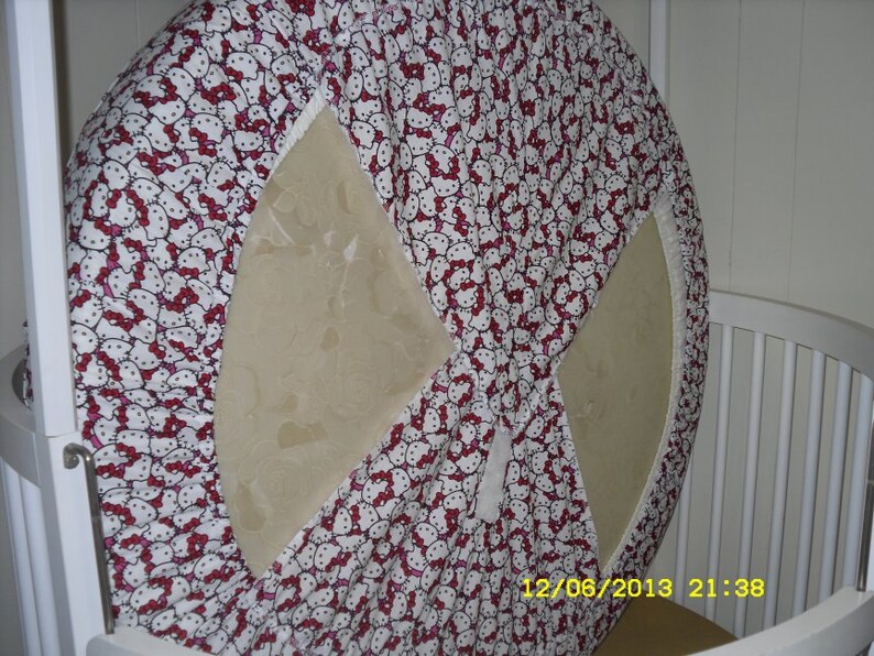 Round Crib Sheet. sewing service.... Made with Etsy