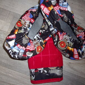 US Marines Bowling shoe covers w/matching towel