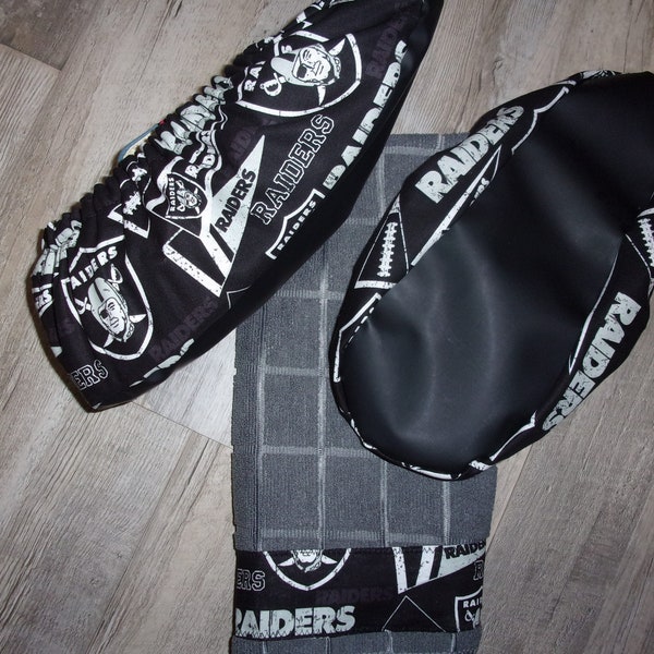 Raiders bowlingschoenhoezen met bijpassende handdoek