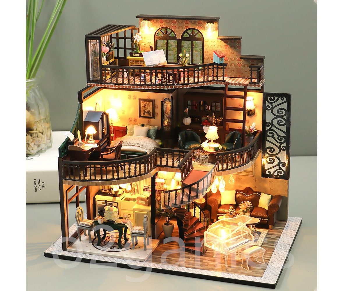 Magic Wand Shop DIY Miniature Dollhouse - CraftDIYKit