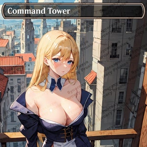 Command Tower MTG Proxy anime waifu