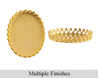 25x18mm Crown Edge Oval Setting (2)