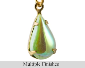 ノーザンライツ エレクトリックホワイト 14 x 10 mm ペアガラスリンク