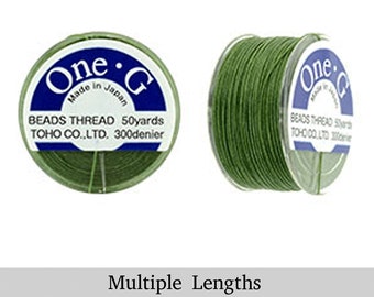 Green One-G Toho Beading Thread 50/125/250yd