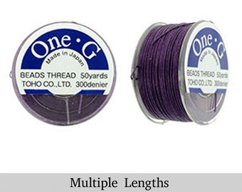 Purple One-G Toho Beading Thread 50/125/250yd