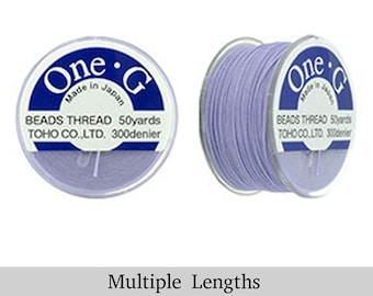 Light Lavender One-G Toho Beading Thread 50/125/250yd