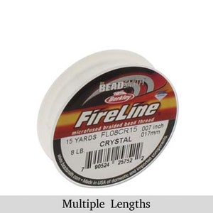 8lb Fireline Crystal Thread .007in/0.17mm 15/50/125/300yd.