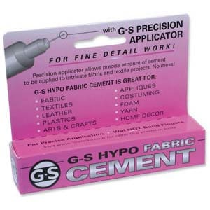 G-S Hypo Fabric Cement. .33oz/9ml.