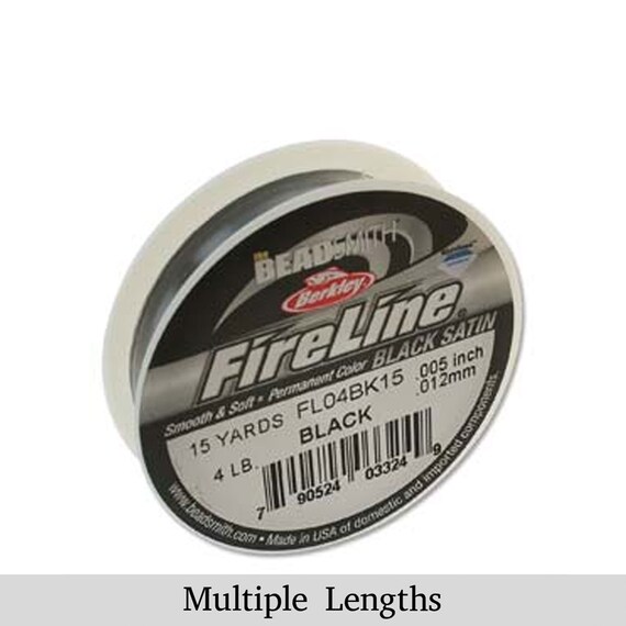 Buy 4lb Fireline Black Satin Thread .005in/0.12mm 15/50/125/300yd. Online  in India 