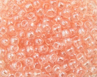 11/0 TOHO ROUND Translucent Lustered Rose Seed Bead (8g)