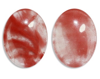 Dakota Stones Cherry Quartz 30x22mm Oval Cabochon Gemstones