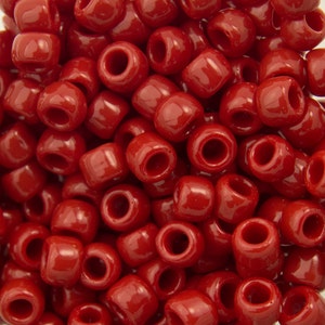 8/0 TOHO ROUND Opaque Pepper Red Seed Bead (8g)