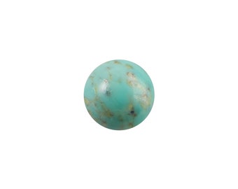 Green Turquoise Matrix Glass Round Cabochons 7mm (6) cab1003A