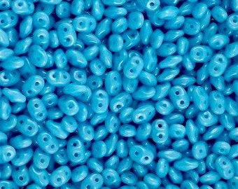 2/5MM MATUBO SUPERDUO Blue Turquoise Beads