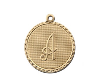 Letter A Charm With Loop (4) - Etsy