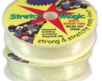 Stretch Magic 1.0mm Clear Elastic Cord 25m Spool