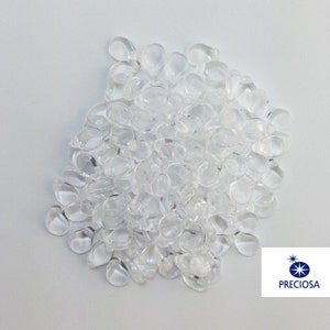 7x5mm Crystal Preciosa Perles de verre Pip tchèque (50)