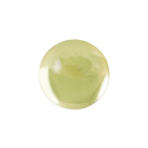 13mm Translucent Jonquil Foiled Glass Round Cabochons (4) cab2006S