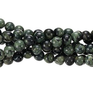Dakota Stones Kambaba 6mm Round Gemstones. 8&quot; Strand. KAM6RD-8