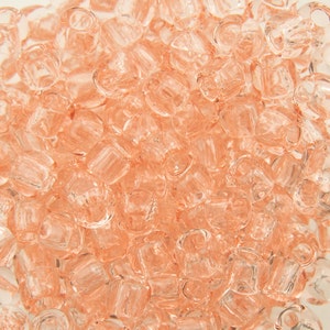 8/0 TOHO ROUND Transparent Rosaline Seed Bead (8g)