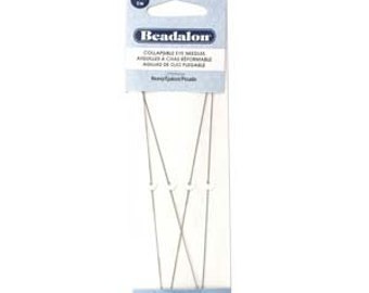 5.00-Inch Heavy Collapsible Eye Beadalon Needles 4 Pack