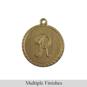 Letter R Charm with Loop (4)