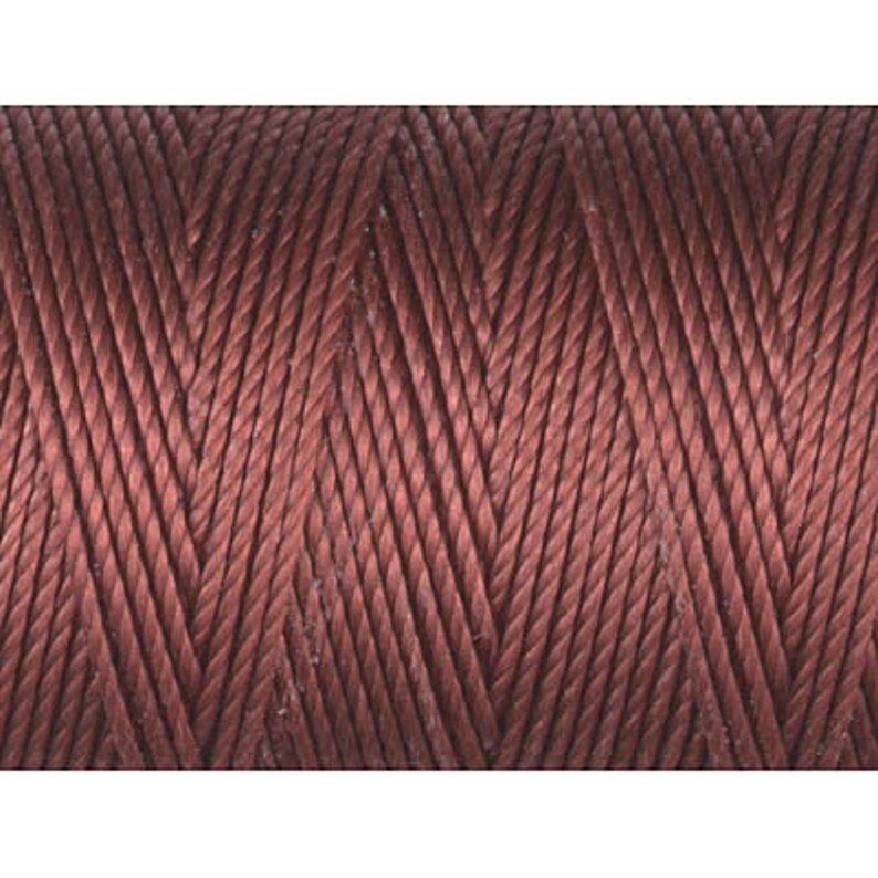 C-Lon Nylon Bead Cord Sienna 92 yards