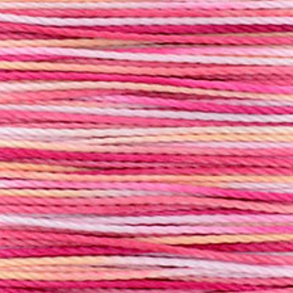 Pink Variegated Toho Amiet Polyester Thread 22yrds/20m