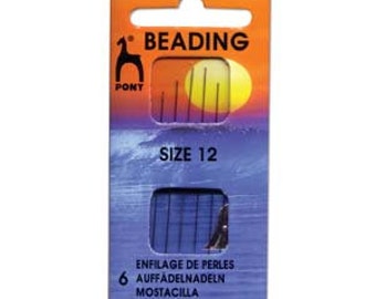 Size 12 Pony Beading Needles