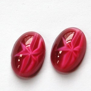 Vintage Glass Flower Buttons – 16x11mm – Choose Jade Green Or Pink – 6 Available
