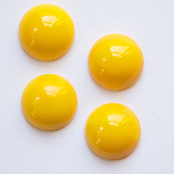 Yellow Glass Stones Etsy