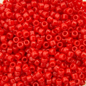 11/0 TOHO ROUND Opaque Cherry Seed Bead (8g)