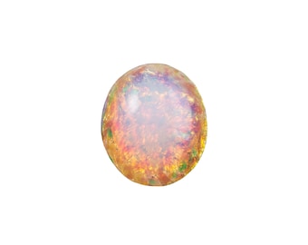 Harlequin Opal Glass Oval Cabochons 12x10mm (2) cab5003K