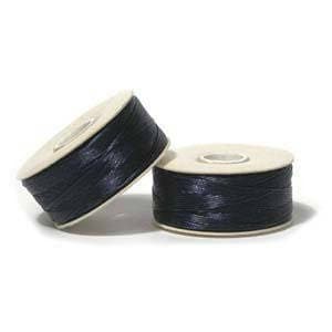 Blue Stone Navy Nymo D Beading Thread 64yd Bobbin NYMDBL