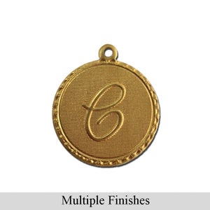 Letter C Charm with Loop (4)