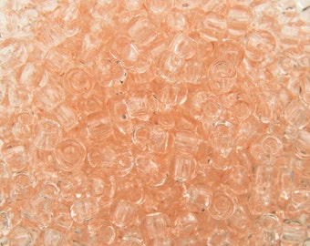 6/0 TOHO ROUND Transparent Rosaline Seed Bead (8g)