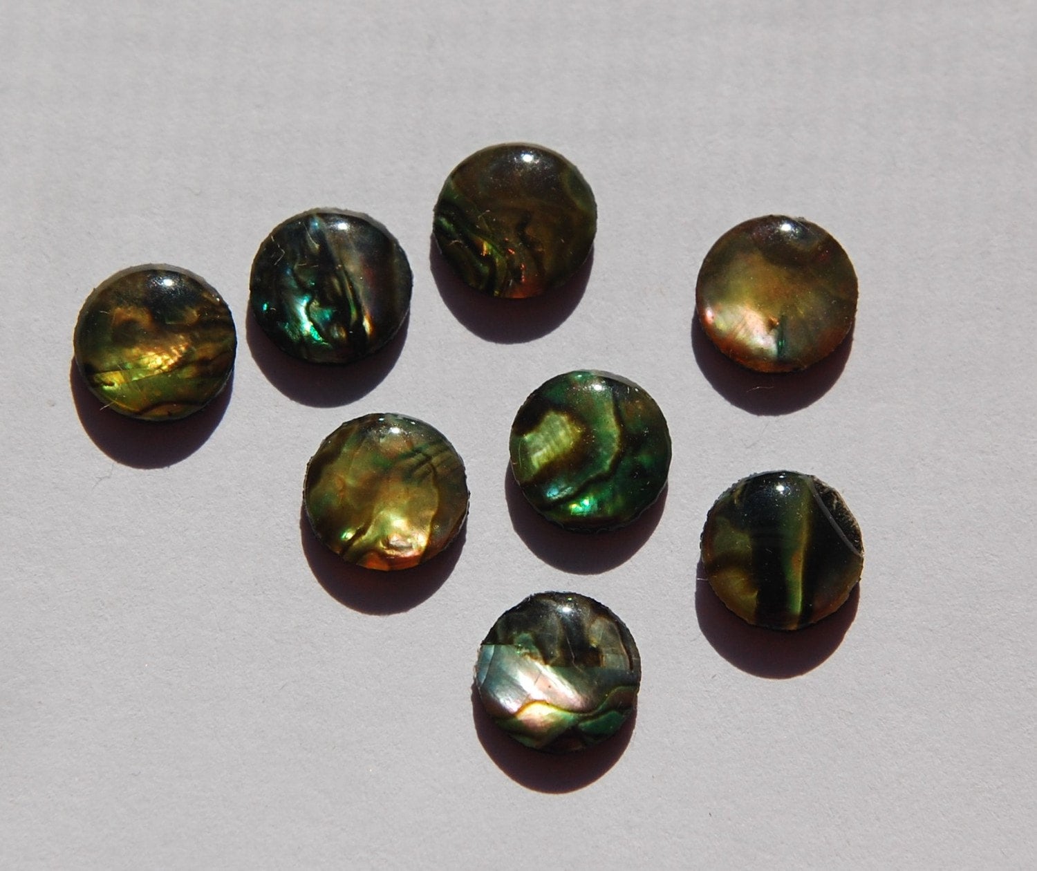 Vintage Paua Shell Cabochons 9mm Cab725a - Etsy