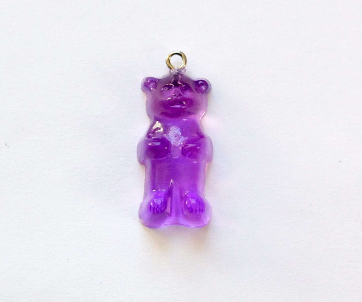 Purple Gummi Bear Charm Drop 1 chr153M | Etsy