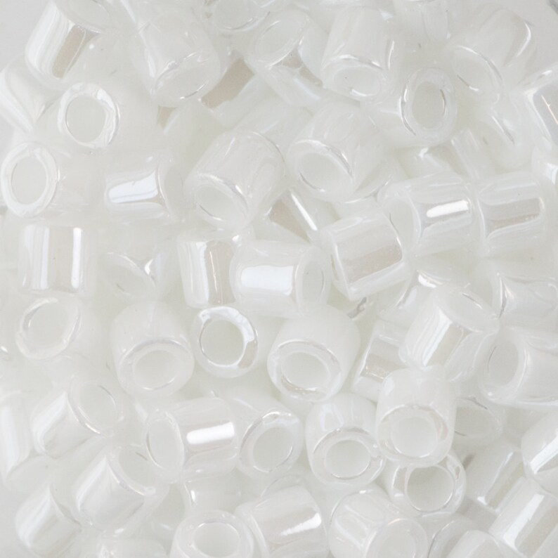 80 MIYUKI DELICA White Pearl White Seed Bead 8g