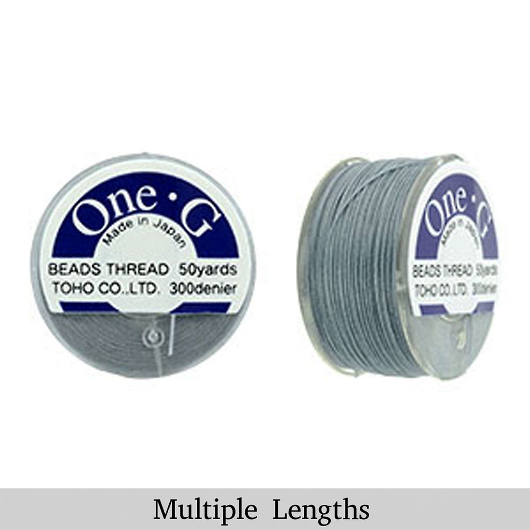 Gh Thread Gray One-g Toho Beading Thread 50/125/250yd - Etsy