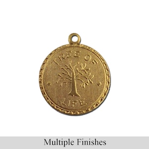 Tree of Life Word Charm with Loop (4)