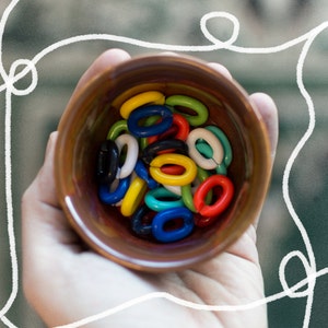 Assorted Colors Small Plastic Linking Links SM (30) bds606