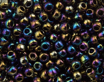 11/0 TOHO ROUND Metallic Rainbow Iris Seed Bead (8g)